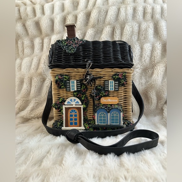 Vintage Wicker Handbag - Picture 1 of 16